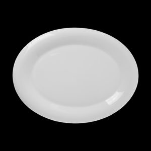 БЛЮДО овальное с полями 14''х11,25'' 350х280мм "Sam&Squito Classic" [JX73-A001-03]
