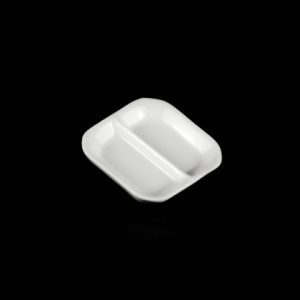 БЛЮДЦЕ для соуса двойное 3" 80мм "Chan Wave Quadro" [ivory LQ-Q093]