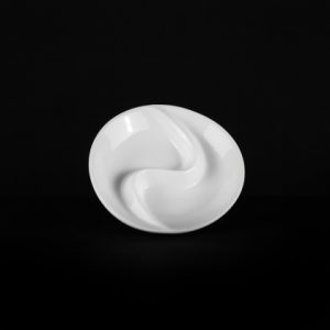 БЛЮДЦЕ для соуса двойное 4" 100мм "Chan Wave Classic" [ivory LQ-Q695]