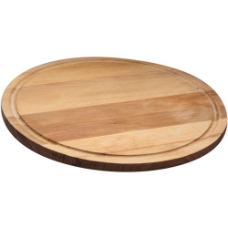 ДОСКА РАЗДЕЛОЧНАЯ КРУГЛАЯ d=395-400х20 бук промаслен.