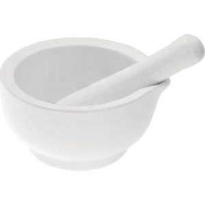 Мадлер со ступкой 300 мл фарфоровый [2122707, А1671]