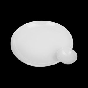 ТАРЕЛКА для завтрака 9'' 225мм "Chan Wave Classic" [ivory LQ-QD0528A]