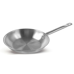 СКОВОРОДА d=300/50 нерж.тройное дно, ИНДУКЦИЯ, LUXSTAHL[C24131]