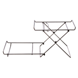 ПОДСТАВКА для корзинок 2-х ярусная черная [Black ST-001]