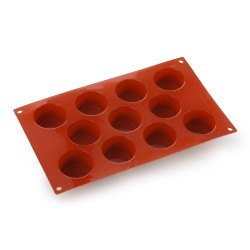 ФОРМА для выпечки МИНИ-МАФФИН d=51мм h=28мм, 11 элементов, силикон Silicon Flex [SF022/S]