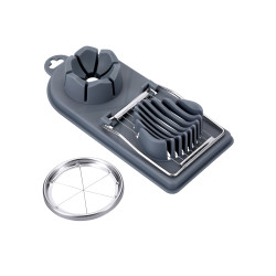 ЯЙЦЕРЕЗКА двойная 19х8,5см цвет в ассорт. [93-AC-SL-03]