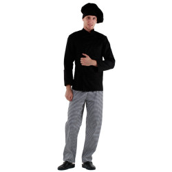 КУРТКА ШЕФ-ПОВАРА чёрная рукав длинный [00001 р.44]