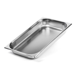 ГАСТРОЕМКОСТЬ перфорированная 3мм 1/1х2,5'' 530х325х65 Luxstahl