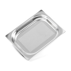 ГАСТРОЕМКОСТЬ перфорированная 3мм 1/2х2,5'' 327х265х65 Luxstahl