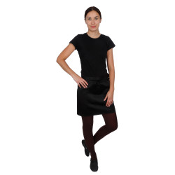 ФАРТУК ОФИЦИАНТА короткий чёрный[00303]