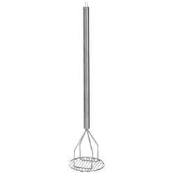 КАРТОФЕЛЕМЯЛКА l=60см, ручка 45см нерж. круг [RGS-QR-060]