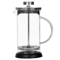 ФРЕНЧ-ПРЕСС 600мл для фруктово-ягодного чая на прорезин.подставке зеркальная полировка