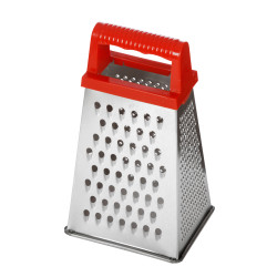 ТЕРКА 20,4см жесть/пластик четырехгранная комбинированная [Т-2у]