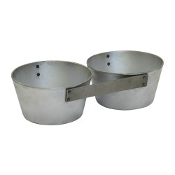 ФОРМА ХЛЕБНАЯ круглая алюм. литая №17А  170х125х95мм. 2-секционная