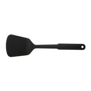 ЛОПАТКА L=28см перфорированная пластик черная [HX-NL039-E]