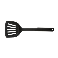 ЛОПАТКА L=31,5см перфорированная широкая пластик черная [HX-NL041-I]