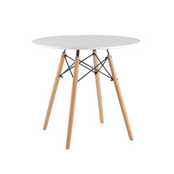 Стол обеденный «Eames D-800 мм, 4 ножки NEW» нераздвижной
