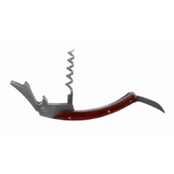 ШТОПОР (нарзанник) 3-х функциональный, ручка дерево Luxstahl [XD01]