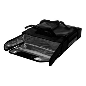 ТЕРМОСУМКА 420х420х100 фольгированная черная С ВЕНТИЛЯЦИЕЙ