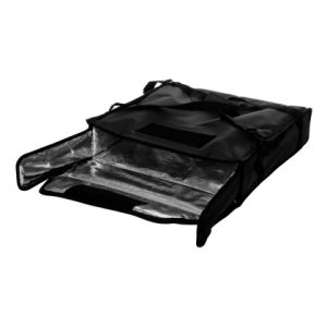 ТЕРМОСУМКА 450х450х100 фольгированная черная С ВЕНТИЛЯЦИЕЙ