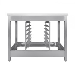 Подставка под пароконвектомат Luxstahl 1000*810*800 (противни 1х7)