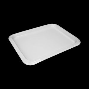 ГАСТРОЕМКОСТЬ керамическая 1/2х1" 330х268х20мм белая "Corone Cottura" [LQ-QK15076]