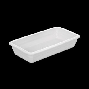 ГАСТРОЕМКОСТЬ керамическая 1/3х2,5" 328х175х60мм белая "Corone Cottura" [LQ-QK15074]