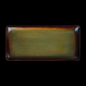 БЛЮДО прямоугольное 13,4"х6,4" 340х162мм, синий+зеленый "Corone Verde" [HL497050]