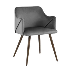 Стул-кресло «Морган NEW» с мягким сиденьем (ножки стальные)