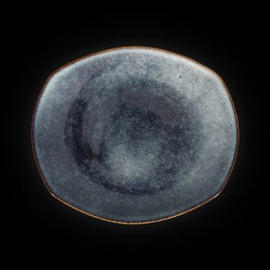 ТАРЕЛКА овальная 12"х10" 305х260мм, синий "Corone Celeste" [HL900780]