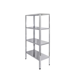 СТЕЛЛАЖ кухонный Luxstahl СР-1800*800*300/4 нерж.