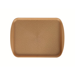 ПОДНОС СТОЛОВЫЙ 415х305 с ручками золотой [СКП УС SC 806]