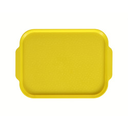 ПОДНОС СТОЛОВЫЙ 450х355 с ручками желтый [7011]