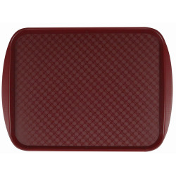 ПОДНОС СТОЛОВЫЙ 420х300 бордовый, ПС [422106721]