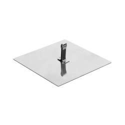 КРЫШКА к форме для выпечки/выкладки КВАДРАТ 10см нерж [1300]