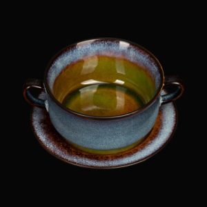 БУЛЬОННАЯ ПАРА 400мл, синий+зеленый "Corone Verde" [HL935880+HL935890]