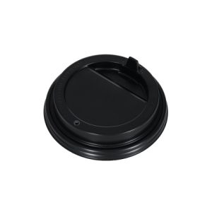 КРЫШКА д/стакана одноразовая D90мм с закр. питейником 100 шт. черная [ОП-091015, 107298ч, ОП-090720]