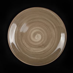 ТАРЕЛКА мелкая 10" 255мм, серо-коричневый "Corone Natura" [HL908140B]