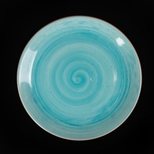 ТАРЕЛКА мелкая 10" 255мм, голубой "Corone Natura" [HL908140C]