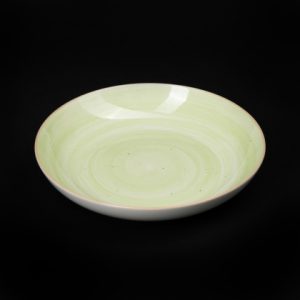 ТАРЕЛКА глубокая без бортов 8" 205мм 700мл, зеленый "Corone Natura" [HL943350E]