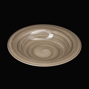 ТАРЕЛКА для пасты 10,5" 272мм 600мл, серо-коричневый "Corone Natura" [HL900650B]