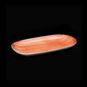 БЛЮДО овальное 10"х5" 255х125мм, коралловый "Corone Natura" [HL900630D]