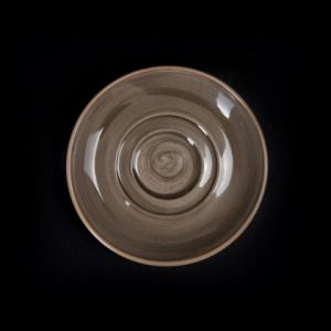 БЛЮДЦЕ 4,5" 114мм, серо-коричневый "Corone Natura" [HL902100B]