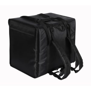 ТЕРМОРЮКЗАК 420х420х400 для пицц фольгированный чёрный С ВЕНТИЛЯЦИЕЙ