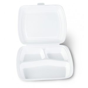 ЛАНЧ-БОКС одноразовый 3-секц. в ассортименте 250х207х61/70мм (100 шт.) [210622а, 254306,  254308,  ОП-030914]