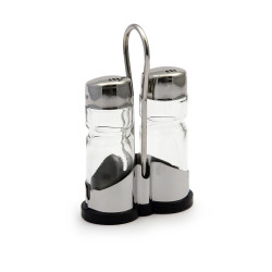 НАБОР для специй 2пр.(соль,перец) нерж, замкнутый круг ''Luxstahl''[768]