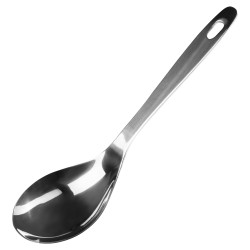 ЛОЖКА ГАРНИРНАЯ малая нерж.ручка 15см ''Luxstahl''[C4-04]