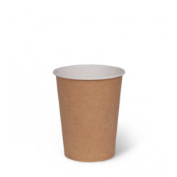 СТАКАН бумажный 2х-сл. 400мл. D90мм, 18шт. КРАФТ [100821, ОП-420024]