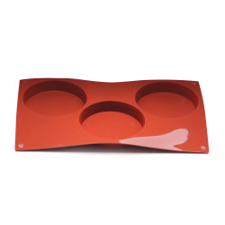 ФОРМА для выпечки КРУГ d=103мм h=20мм, 3 элемента, силикон Silicon Flex [SF042/S]