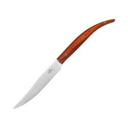 НОЖ для стейка 4" 105мм без зубцов, коричн. ручка "Luxstahl"